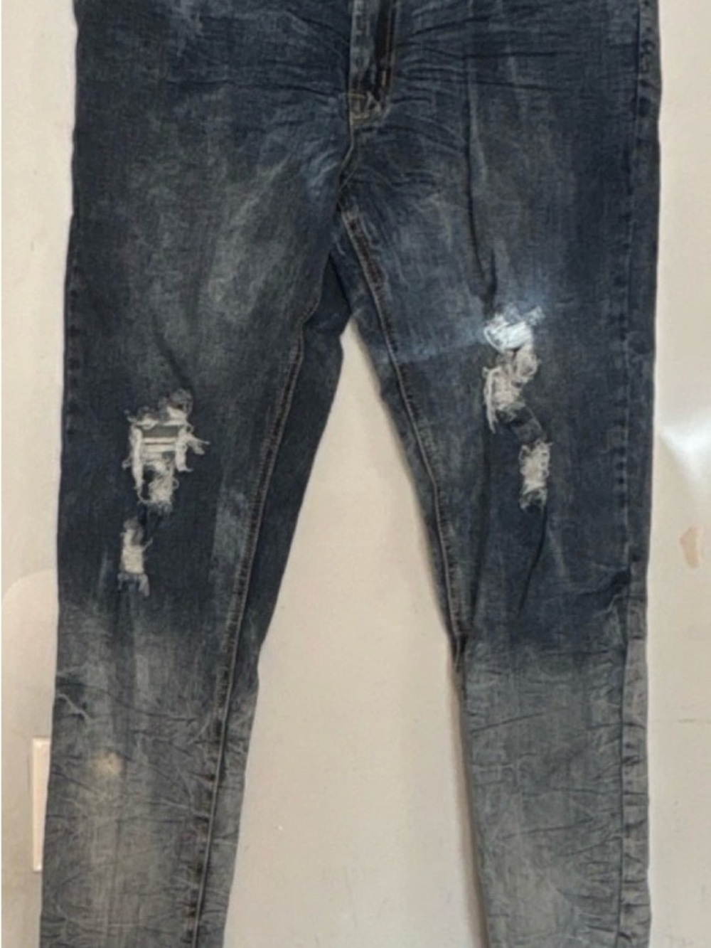 Rue21 Premium Denim Jeans - Blue with Gold Stitching